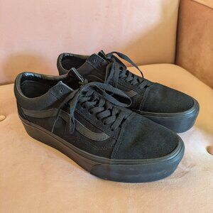 Vans Old Skool Stackform - Black, Size 11.5